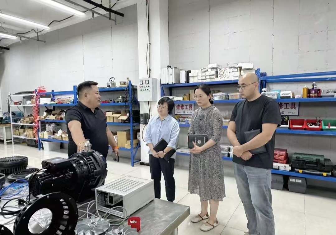 滁州市经开区科技局领导莅临滁州赛伦真空科技有限公司开展视察工作